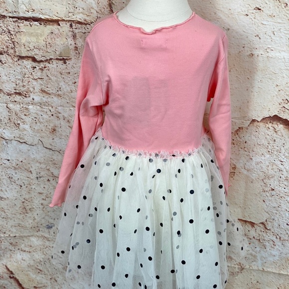 FIRM•BOUTIQUE NWT Pink Polka Dot Tulle Ballerina Dress LAST 1! - Picture 9 of 10